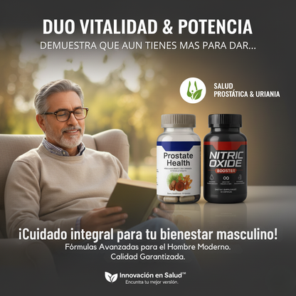 DÚO NITRIC OXIDE + PROSTATE HEALTH