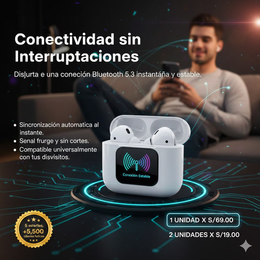 AIRPODS L58 CON PANTALLA